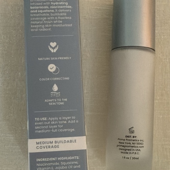 Prime prometics Prime’s  color changing foundation NEW in BOX - Picture 3 of 9